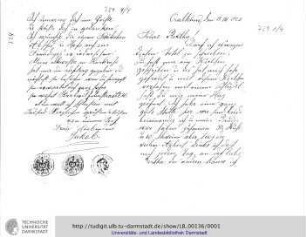 Einzelbrief von n., Jakob an Brülisauer, Bertha
