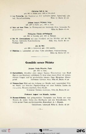Gemälde neuer Meister (Nr. 48-92)
