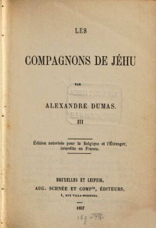 Les compagnons de Jéhu, 3