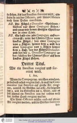 Dritter Titul