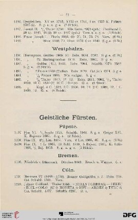 Geistliche Fürsten (Nr. 1497-2162)