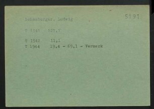 Schamberger, Ludwig