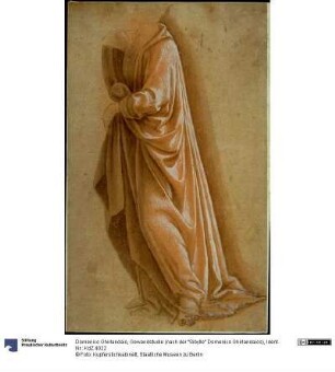 Gewandstudie (nach der "Sibylle" Domenico Ghirlandaios)