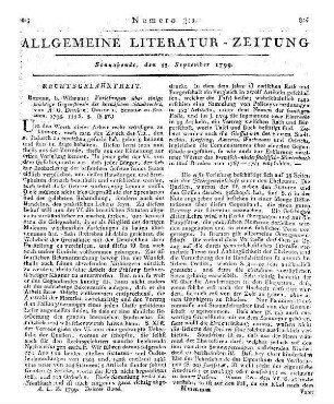 Chronik für Niedersachsen und Westphalen. H. 1-4. Dem Bürger und Landmann zum Nutzen und Vergnügen gewidmet. Rinteln: Bösendahl 1797