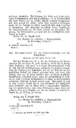 Brennmaterial für die Lehrerwohnung und die Schulstube : [V. Elementarschulwesen]