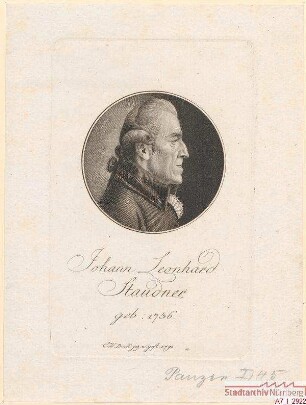 Johann Leonhard Staudner; geb. 1736