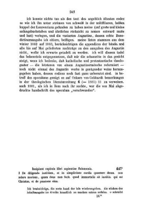 Incipiunt capitula libri sapientiae Salomonis.