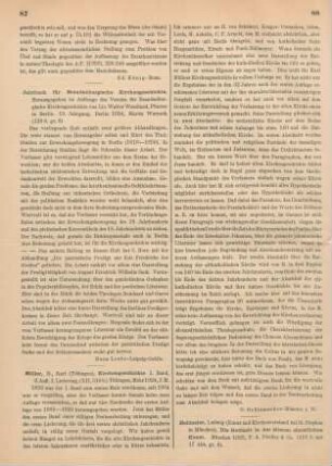 87-88 [Rezension] Mueller, Karl, Kirchengeschichte