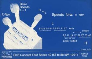 Shift Concept Ford Series 40 (55 to 88 kW, 1991)