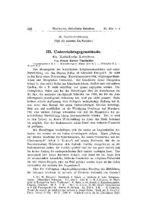 Katholische Katechese