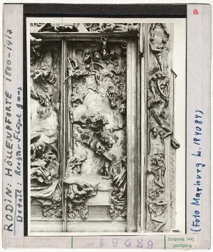 François Auguste René Rodin: Höllenpforte, Detail rechter Flügel