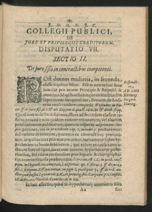 Disputatio VII. Respondente Adamo Köttnitz