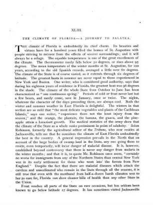 The Climate of Florida - A Journey to Palatka