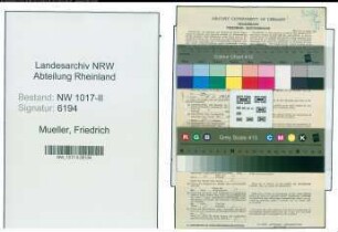 Entnazifizierung Friedrich Mueller , geb. 08.02.1883 (Lokomotivfuehrer)