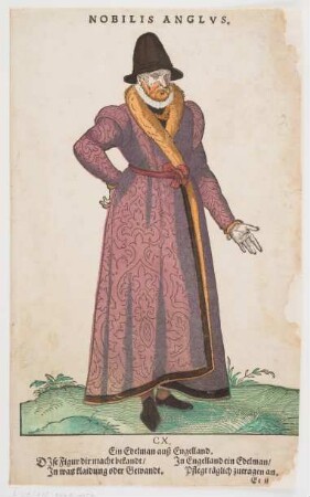 Tracht eines Adligen aus England