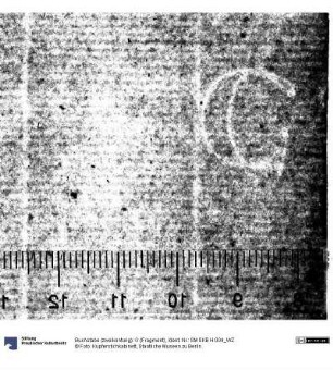 Buchstabe (zweikonturig): G (Fragment)