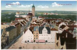 Wittenberg. Blick von der Stadtkirche