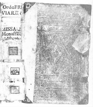 Ordo breviarii et missalis monasterii Weihenstephanensis - BSB Clm 1074