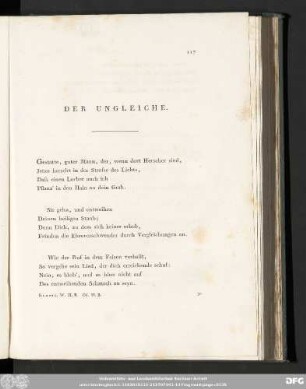 Der Ungleiche.