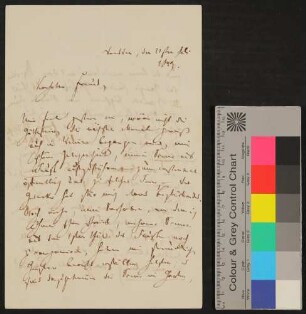 Brief von Robert Schumann an Franz Liszt, 21.07.1849