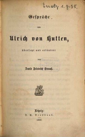Gespräche