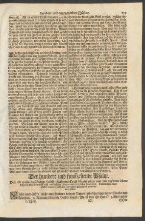 Der hundert und funffzehende Psalm