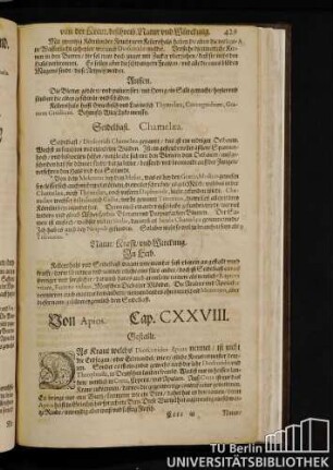 Cap. CXXVIII. Von Apios.