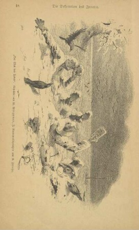 "Der Etat des Todes". Gemälde von W. Wiegmann, J. Rummelspacher und R. Friese