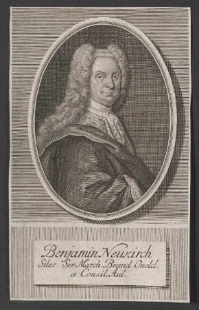 Porträt Benjamin Neukirch (1665-1729)