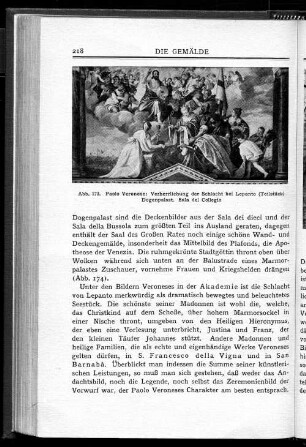 Abb. 173. Paolo Veronese: Verherrlichung der Schlacht bei Lepanto (Teilstück) Dogenpalast. Sala del Collegio