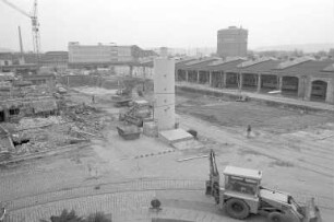 Betriebshof Tullastraße der Verkehrsbetriebe Karlsruhe (Straßenbahndepot Ost). Umbau und Erweiterung