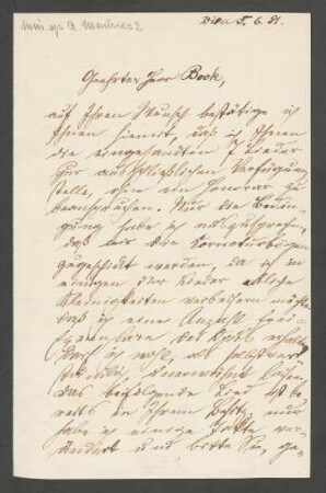 Brief an Hugo Bock : 05.06.1881