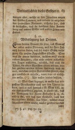 §. 12. Widerlegung des Dritten.