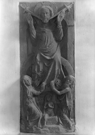 Christus als Weltenrichter mit Maria und Johannes