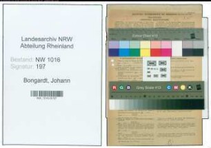 Entnazifizierung Johann Bongardt , geb. 30.06.1899 (Landwirt)