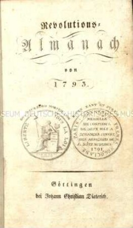 Revolutions-Almanach Jg. 1793