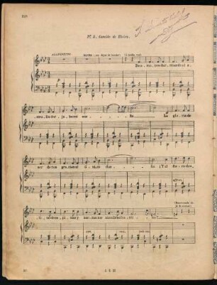 N° 5. Canción de Elvira