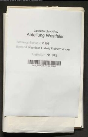 40 Briefe der Schwester Charlotte von Sierstorpff geb. Vincke