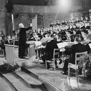 Rudolf Mauersberger (1889-1971; Kreuzkantor), Philharmonie mit Herbert Collum am Cembalo und Kreuzchor