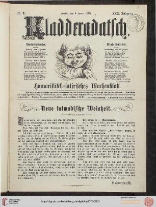 Hefte 1-4, Januar 1878