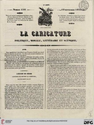 Numéro 150 (19 Septembre 1833)