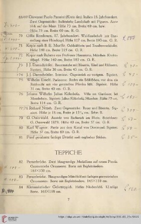 Teppiche (Nr. 82-94/95/96)
