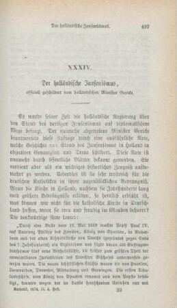 497-502 Der holländische Jansenismus