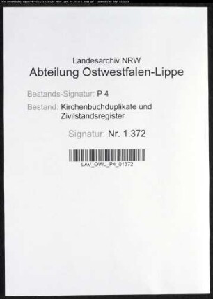 Kirchenbuchduplikate der evangelisch-reformierten Gemeinde (GHT 1838-1840). (Gemeinde: Deilinghofen, evangelische Gemeinde)
