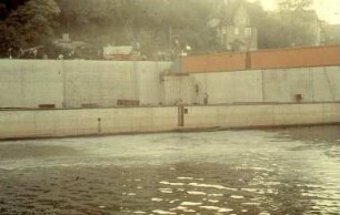 Esslingen, Montage des neuen Alicenstegs