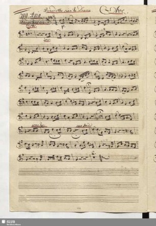 719. Aria: Benedette sian le Donne / Naumann, J.G.