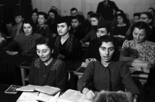 Bukarest: Deutsches Wissenschaftliches Institut, andere Klasse mit Lehrer