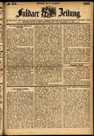 Ausgabe vom Mittwoch, den 05. Dezember 1883.