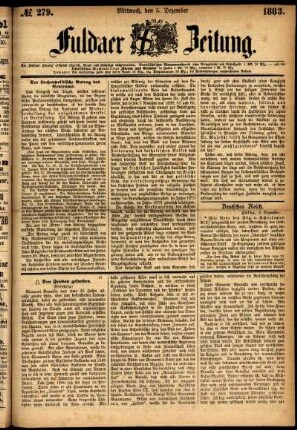 Ausgabe vom Mittwoch, den 05. Dezember 1883.