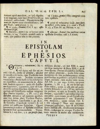 In Epistolam Ad Ephesios